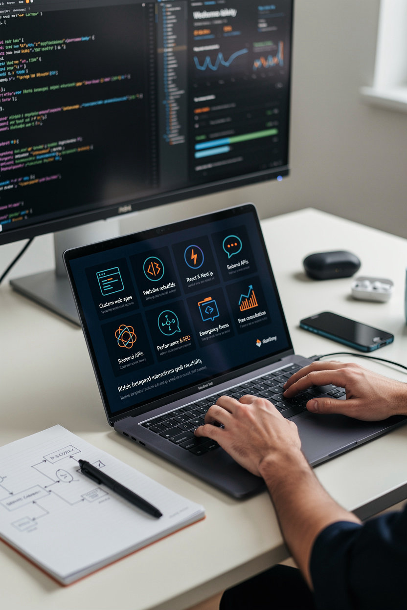 Ronak Pradhan full-stack web developer services and technical expertise
